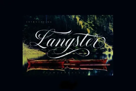 Langster font