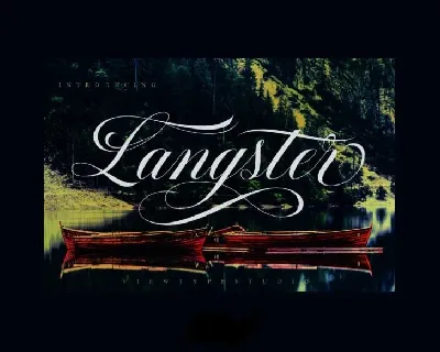 Langster font