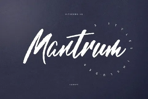 Mantrum font