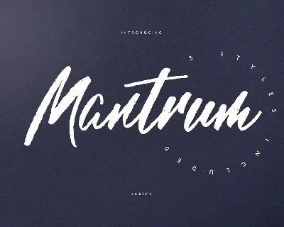 Mantrum font