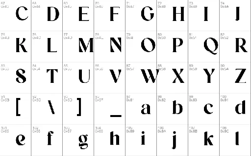 Wilhelmina font