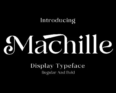 Machille font