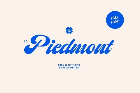 ED Piedmont font