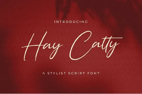 Hay Catty font