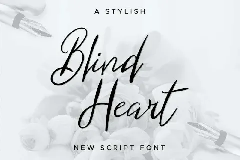 Blind Heart Script font