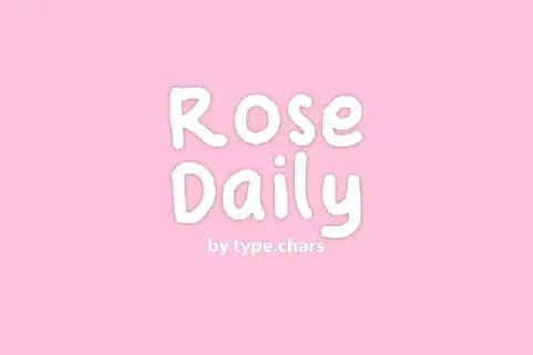 Rose Daily font