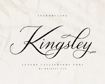 Kingsley font