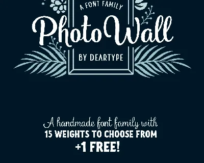 Photowall font