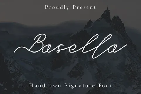 Basella-Demo font