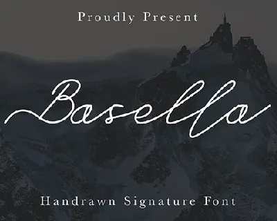 Basella-Demo font