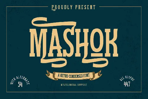 MASHOK trial font