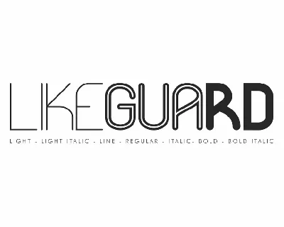 Likeguard Family font