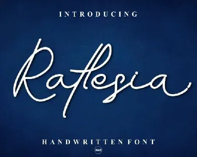 Raflesia Handwritten font
