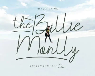 The Billie Monlly Duo font