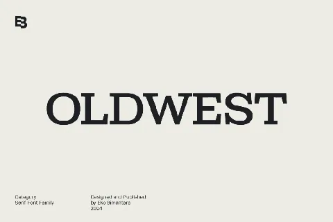 OLDWEST font