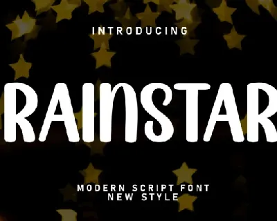 Rainstar Display font