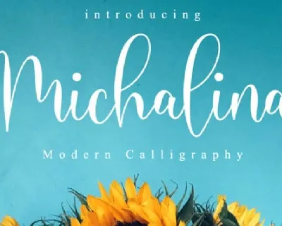 Michalina Script font