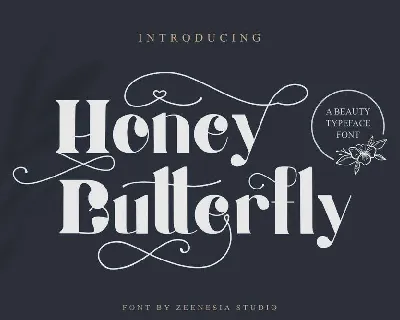 Honey Butterfly font