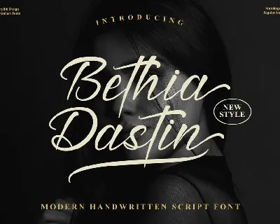 Bethia Dastin font