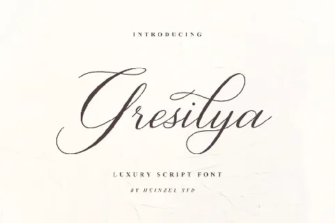 Gresilya font