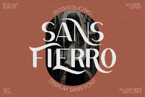 Sans Fierro font