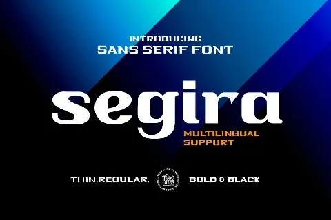 Segira font