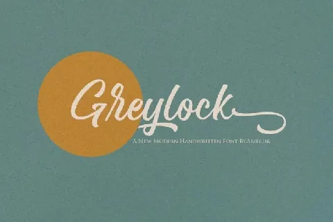 Greylock font