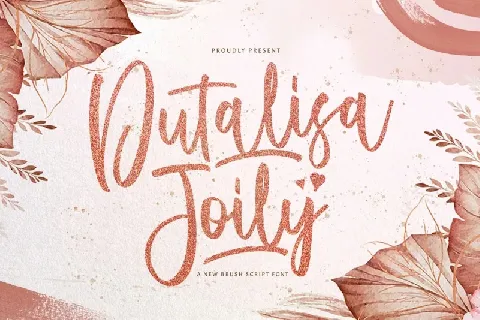 Dutalisa Joily Brush font