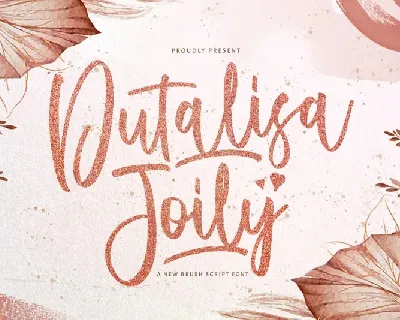 Dutalisa Joily Brush font