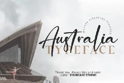 Australia Script font