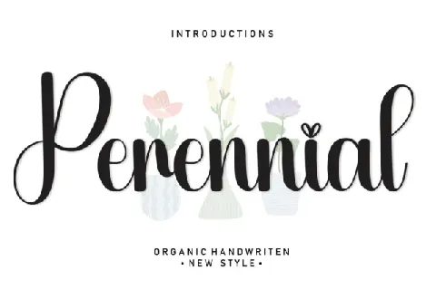 Perennial Script font