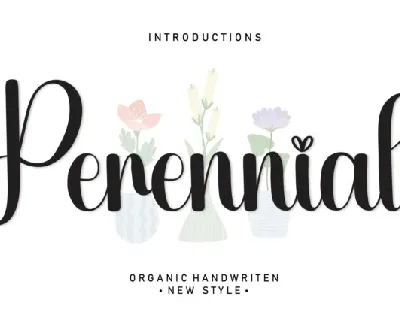 Perennial Script font