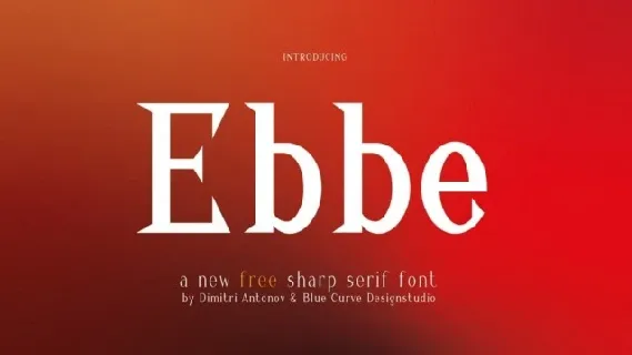 Ebbe Family font