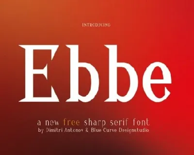 Ebbe Family font