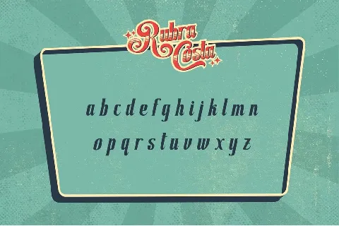 Rubra Costa font