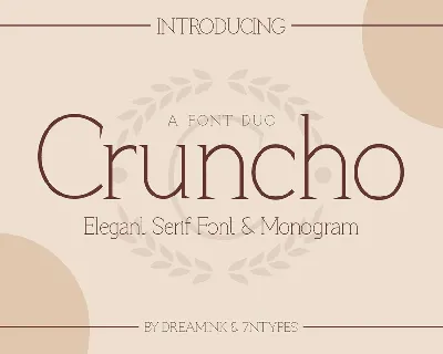 Cruncho font