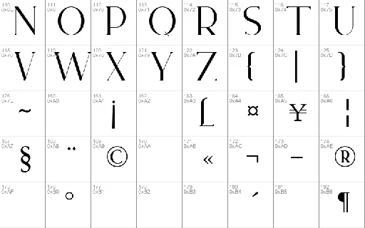 Glore font