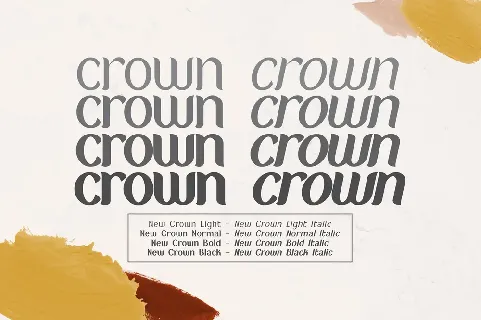 New Crown font