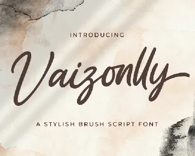 Vaizonlly Script font