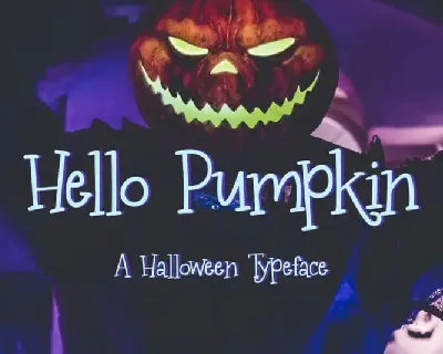 Hello Pumpkin – Halloween font