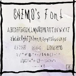 CHEMOs font