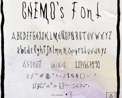 CHEMOs font