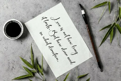 Sometime Calligraphy font