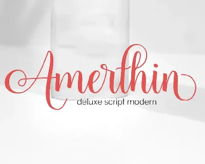 Amerthin font