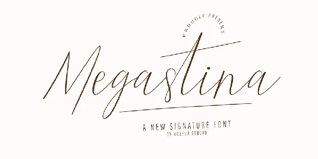 Megastina font
