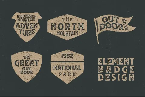 Huvet Vintage font