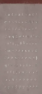 Metafors font