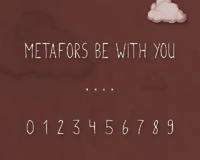 Metafors font