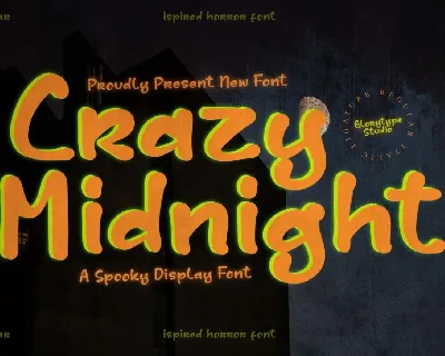 Crazy Midnight font