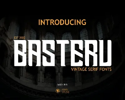 BASTERU font